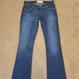Vintage Paper Denim & Cloth Womens Blue Indigo Wash Bootcut Jeans   Size 27